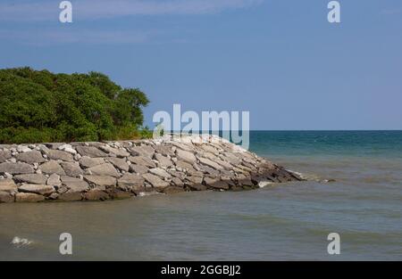 Rive du lac Ontario Banque D'Images