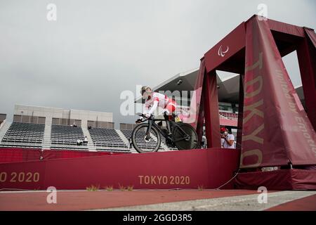 Japon. 31 août 2021. Oyama Japon. 31 août 2021. Masaki Fujita (JPN), 31 AOÛT 2021 - Cyclisme Road : finale de l'épreuve masculine en C3 au circuit international de Fuji pendant les Jeux paralympiques de Tokyo 2020 à Oyama Japon. Credit: SportsPressJP/AFLO/Alay Live News Banque D'Images