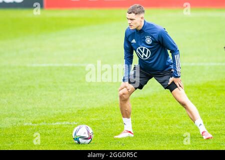 Stuttgart, Allemagne. 31 août 2021. Football, équipe nationale, entraînement, STADE GAZI: Florian Wirtz en action. Crédit : Tom Weller/dpa/Alay Live News Banque D'Images