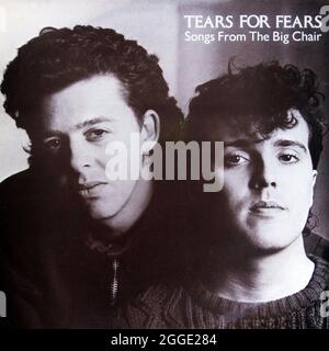 Larmes pour peurs: 1985. Housse avant LP : « strings fron the big chair » Banque D'Images