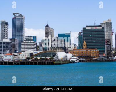 Ferry Building, terminal des ferries d'Auckland, région d'Auckland, Île du Nord, Nouvelle-Zélande Banque D'Images