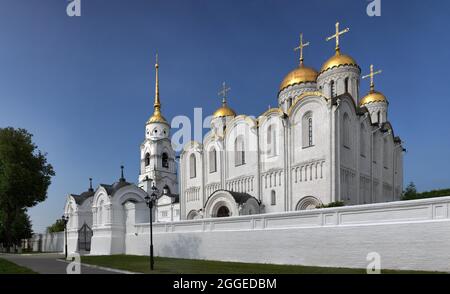 Cathédrale Sainte-Dormition, cathédrale de l'Assomption, Vladimir, Russie Banque D'Images