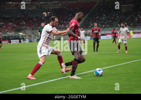 AC Milan - Cagliari Calcio - série A. Banque D'Images