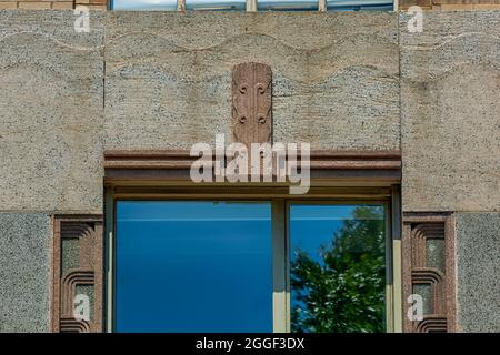 320 Central Park West, Ardsley, conçu par Emery Roth dans un style Art déco, construit en 1931. Dans le quartier historique Upper West Side/Central Park West. Banque D'Images