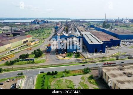 Une antenne de bâtiments Stelco à Hamilton, Ontario, Canada Banque D'Images