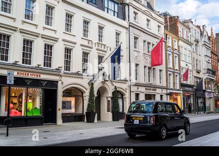 Sotheby's - célèbre maison de vente aux enchères d'art, New Bond Street, Londres, Angleterre, Royaume-Uni Banque D'Images