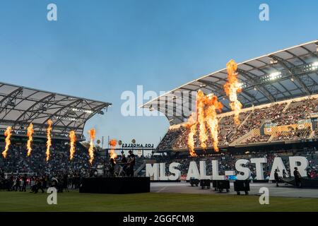 Cérémonies de Pregame au MLS All Star Game 2021 Banque D'Images