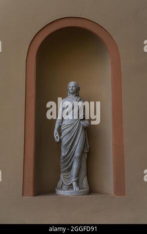 Statues dans les Jardines de Monforte dans la ville de Valence Banque D'Images