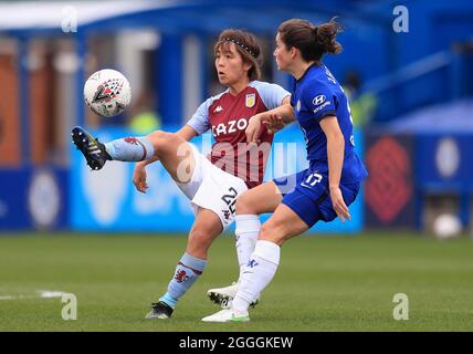 Photo du dossier datée du 28-03-2021, de Mana Iwabuchi, de Aston Villa. Date de publication : le mardi 31 août 2021. Banque D'Images