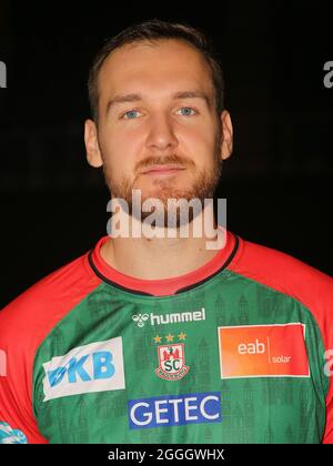 Joueur de handball norvégien Christian O Sullivan SC Magdeburg HBL Liqui Moly Handball Bundesliga saison 2021-22 Banque D'Images