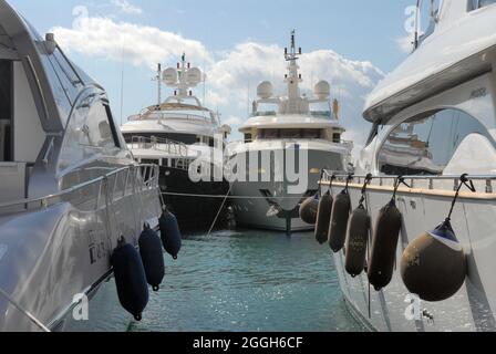 Gênes (Italie) salon nautique international - Salone Nautico Internazionale di Genova Banque D'Images