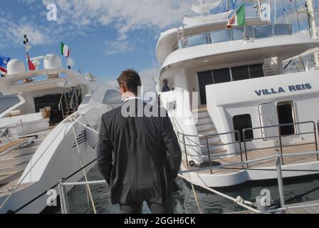 Gênes (Italie) salon nautique international - Salone Nautico Internazionale di Genova Banque D'Images