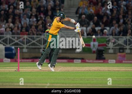 Vitality Blast T20 Quarter Finals, Notts Outlaws contre Hampshire Hawks au terrain de cricket de Trent Bridge. Banque D'Images