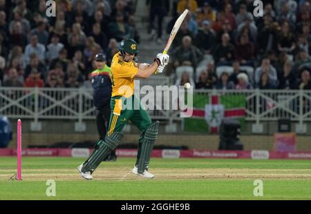 Vitality Blast T20 Quarter Finals, Notts Outlaws contre Hampshire Hawks au terrain de cricket de Trent Bridge. Banque D'Images