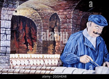 FRANCE. AVEYRON (12) FAISANT LE CÉLÈBRE FROMAGE ROQUEFORT SOCIETE Banque D'Images