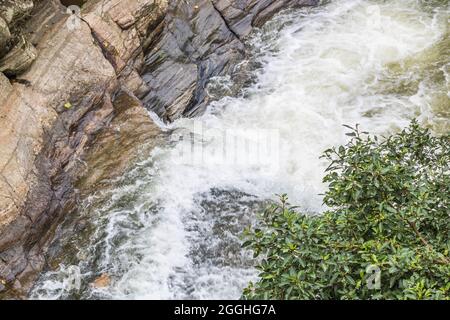 Ramboda Waterfall, Nuwara Eliya, Sri Lanka Banque D'Images