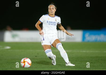 Claudia Zornoza du Real Madrid pendant la Ligue des champions de l'UEFA, deuxième partie, match de football de la 1ère jambe entre Real Madrid et Manchester City le 31 août 2021 au stade Alfredo Di Stefano à Madrid, Espagne - photo Oscar J Barroso / Espagne DPPI / DPPI Banque D'Images