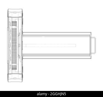 Scanner CT, appareil IRM. Vecteur Illustration de Vecteur