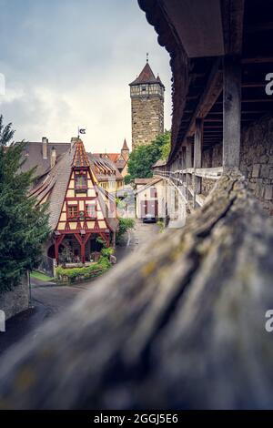 Gerlachschmiede à Rothenburg ob der Tauber en Franconie. Banque D'Images