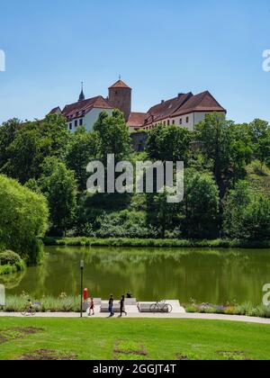 Château d'Iburg, Bad Iburg, Forêt de Teutoburg, Osnabruecker pays, Basse-Saxe, Allemagne Banque D'Images