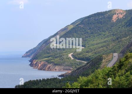 Cabot Trail, île du Cap-Breton, Nouvelle-Écosse Banque D'Images