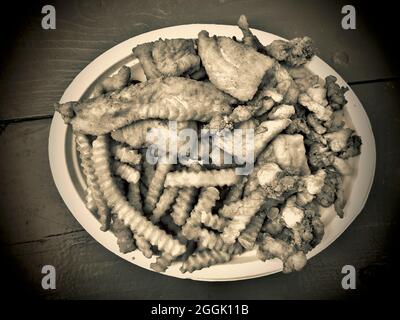 Bagaduce Lunch est un shack de bord de route à la clé proposant des assiettes de homard et de fruits de mer. C'est une opération saisonnière, commencée en 1946 par Vangie et James Peasely Banque D'Images