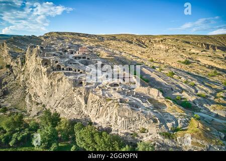 Une ancienne ville dans les montagnes Banque D'Images