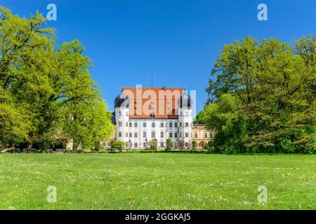 Allemagne, Bavière, haute-Bavière, Rosenheim district, Tuntenhausen, Quartier Maxlain, Château Maxlain Banque D'Images