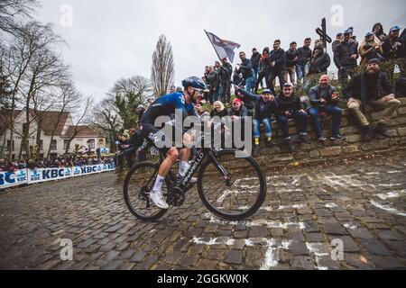 2019 Omloop Het Nieuwsblad. Owain Doull Banque D'Images