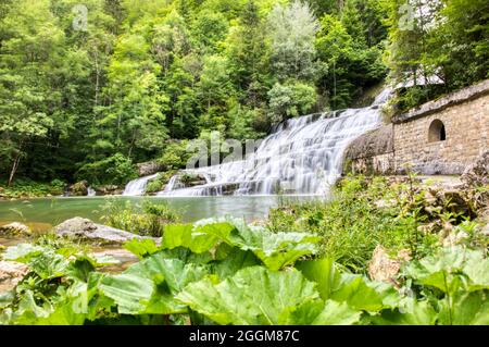 Chute d'eau de la Saut du jour Banque D'Images