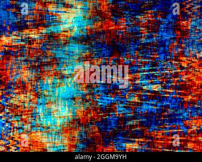 Texture abstraite brillante avec des taches espacées au hasard - illustration d'ordinateur Banque D'Images