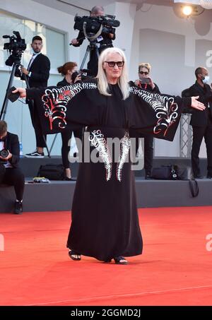 Venise, Italie. 1er septembre 2021. VENISE, ITALIE - SEPTEMBRE 01:Jane Campion lors de la cérémonie d'ouverture du 78e Festival International du film de Venise le 01 septembre 2021 à Venise, Italie crédit: dpa/Alay Live News Banque D'Images