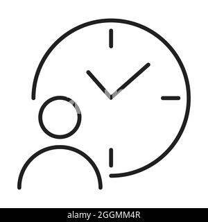 vecteur d'icône en attente pour la conception graphique, le logo, le site web, les médias sociaux, l'application mobile, Illustration de l'interface utilisateur Illustration de Vecteur