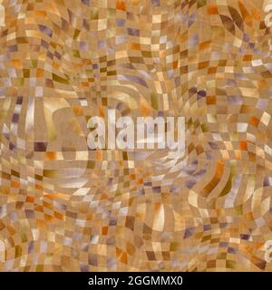 Motif à carreaux ondulées sans couture pour l'impression Banque D'Images