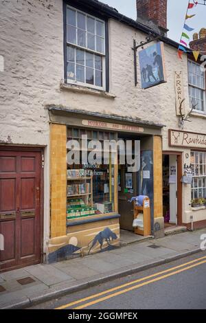 The Murder and Mayhem, Hay on Wye, Town of Books, Powys, pays de Galles Banque D'Images