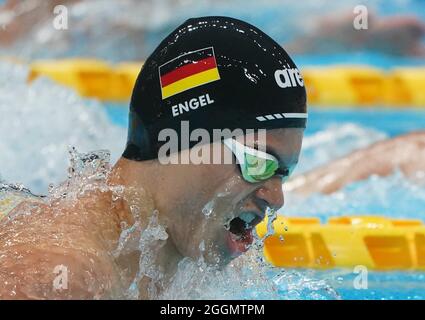 Tokio, Japon. 1er septembre 2021. Jeux paralympiques: Natation, hommes, finale, 100m coup de sein. Taliso Engel (Allemagne) en action. Credit: Marcus Brandt/dpa/Alay Live News Banque D'Images