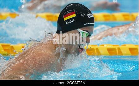 Tokio, Japon. 1er septembre 2021. Jeux paralympiques: Natation, hommes, finale, 100m coup de sein. Taliso Engel (Allemagne) en action. Credit: Marcus Brandt/dpa/Alay Live News Banque D'Images