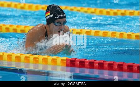 Tokio, Japon. 1er septembre 2021. Jeux paralympiques: Natation, femmes, finale, 100m coup de sein. Elena Kravtsov de l'Allemagne en action. Credit: Marcus Brandt/dpa/Alay Live News Banque D'Images