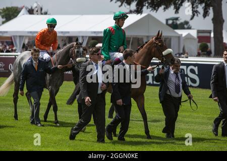 FRANCE. OISE (60) HIPPODROME DE CHANTILLY. COURSE DU GRAND PRIX DE DIANE Banque D'Images