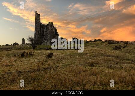 Mine Silver Valley Minions Bodmin Moor Cornwall Banque D'Images