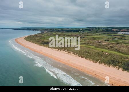 Ville de Portrush en Irlande du Nord Banque D'Images