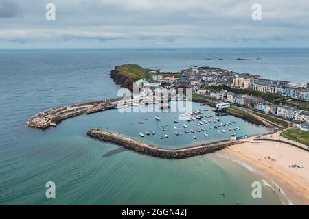 Ville de Portrush en Irlande du Nord Banque D'Images