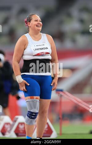 LIPATNIKOVA Galina (PRC) participe à la finale Athletics - Women's Shot Put - F36 lors des Jeux paralympiques de Tokyo de 2020 le 1er septembre 2021 au stade olympique de Tokyo, au Japon. Crédit: Daisuke Asauchi/AFLO SPORT/Alay Live News Banque D'Images