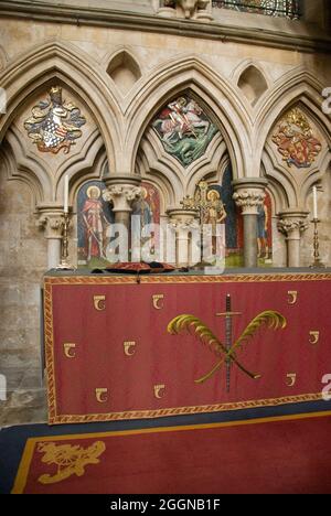 Alter - Cathédrale Église de la Sainte Vierge Marie de Lincoln Banque D'Images