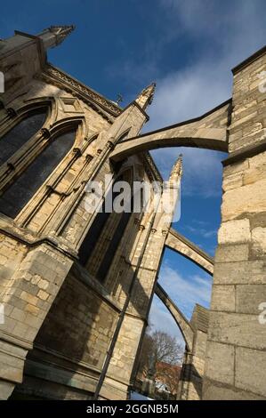 Chapter House - Cathédrale de la Sainte Vierge Marie de Lincoln Banque D'Images