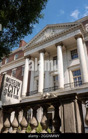 Le musée de la ville de New York est situé au 1220 Fifth Avenue, New York Banque D'Images