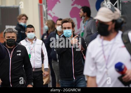 Zandvoort, pays-Bas. 02 septembre 2021. 02.09.2021, circuit Park Zandvoort, Zandvoort, FORMULE 1 GRAND PRIX DE PAYS-BAS HEINEKEN 2021, dans la photo Fernando Alonso (ESP # 14), Alpine F1 Team Credit: dpa/Alay Live News Banque D'Images