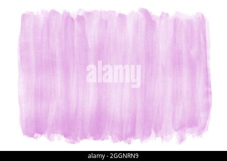 arrière-plan aquarelle rose avec texture de pinceau Banque D'Images