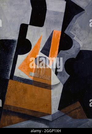 Juan gris, la guitare (encore la vie avec la guitare), peinture abstraite, 1916 Banque D'Images