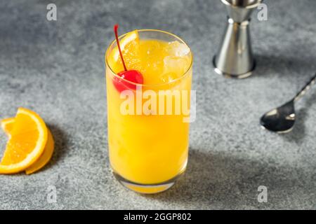 Vodka Harvey Wallbanger avec jus d'orange Banque D'Images